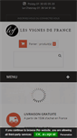 Mobile Screenshot of lesvignesdefrance.com
